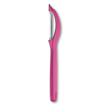Swiss Army Brands 2024 Kitchen Specialty Knives & Tools Peelers Kitchen Peeler, Serrated Pink Packaged VIC-7.6075.5